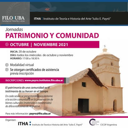 Jornadas “Patrimonio y Comunidad”